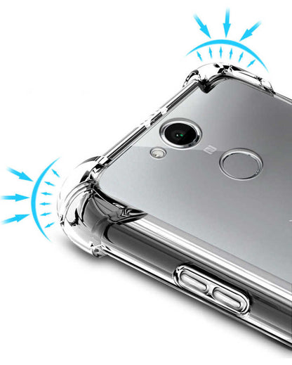 Sony Xperi XA2 Kılıf Zore Nitro Anti Shock Silikon Renksiz