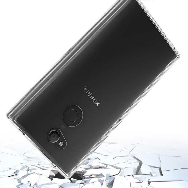 Sony Xperia XA2 Kılıf Zore Süper Silikon Kapak Renksiz