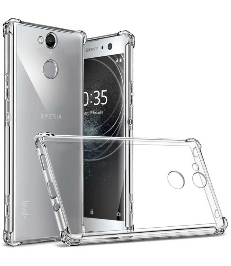 Sony Xperia XA2 Ultra Kılıf Zore Nitro Anti Shock Silikon Renksiz