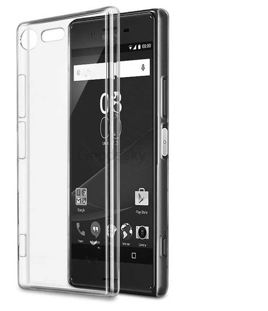 Sony Xperia XZ1 Kılıf Zore Süper Silikon Kapak Renksiz