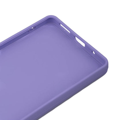 Tecno Camon 30 Kılıf Zore Biye Silikon Mor