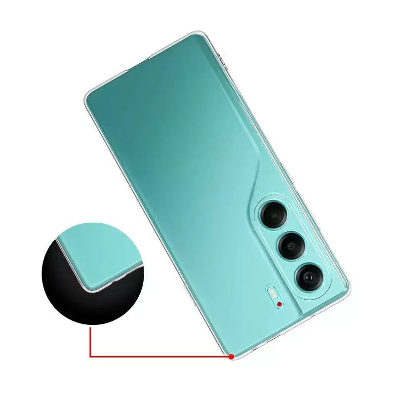 Tecno Camon 40 Pro Kılıf Zore Süper Silikon Kapak Şeffaf