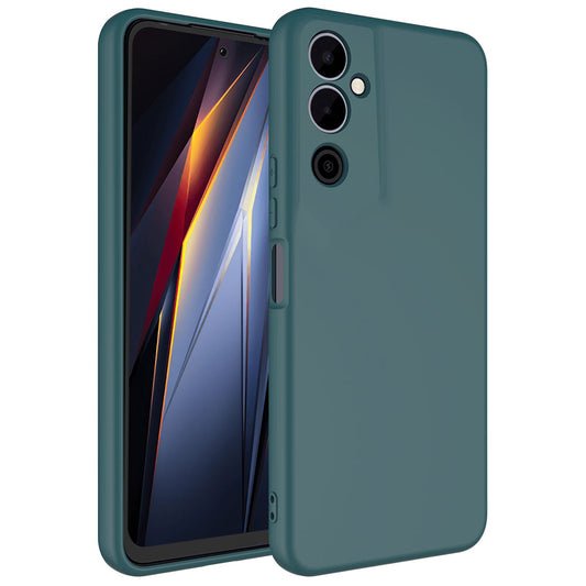 Tecno Pova Neo 2 Kılıf Zore Mara Lansman Kapak Koyu Yeşil