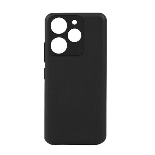 Tecno Spark 10 Pro Kılıf Zore Biye Silikon Siyah