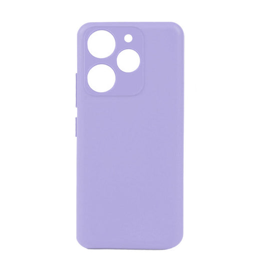 Tecno Spark 10 Pro Kılıf Zore Biye Silikon Lila
