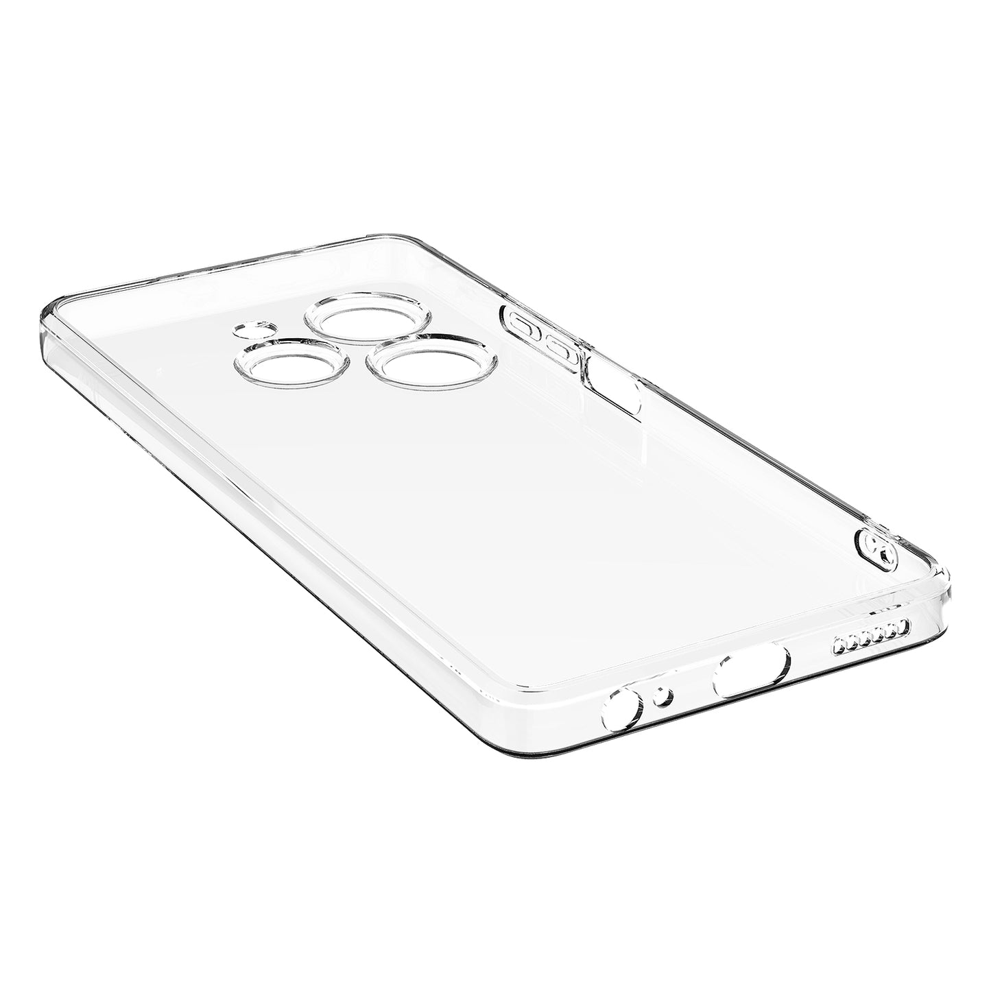 Tecno Spark 10 Pro Kılıf Zore Süper Silikon Kapak Renksiz
