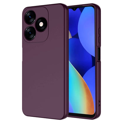 Tecno Spark 10C Kılıf Zore Mara Lansman Kapak Koyu Mor