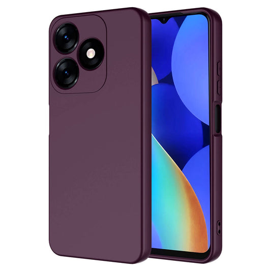 Tecno Spark 10C Kılıf Zore Mara Lansman Kapak Koyu Mor