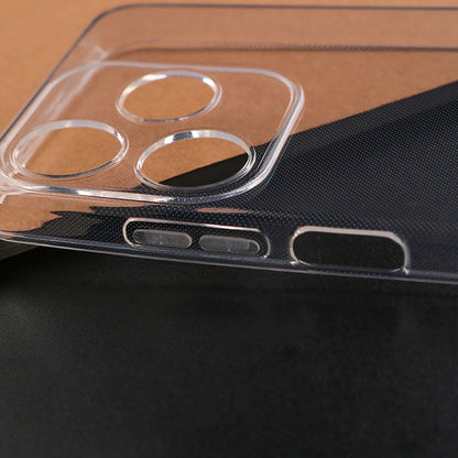 Tecno Spark 10C Kılıf Zore Süper Silikon Kapak Renksiz
