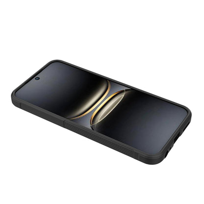 Tecno Spark 40 Kılıf Esnek TPU Oyuklu Arka Yüzey Tasarımlı Zore Etnik Silikon Kapak Koyu Yeşil