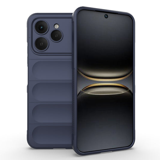 Tecno Spark 40 Kılıf Esnek TPU Oyuklu Arka Yüzey Tasarımlı Zore Etnik Silikon Kapak