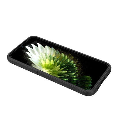 Tecno Spark 40 Pro Kılıf Esnek TPU Oyuklu Arka Yüzey Tasarımlı Zore Etnik Silikon Kapak Lacivert