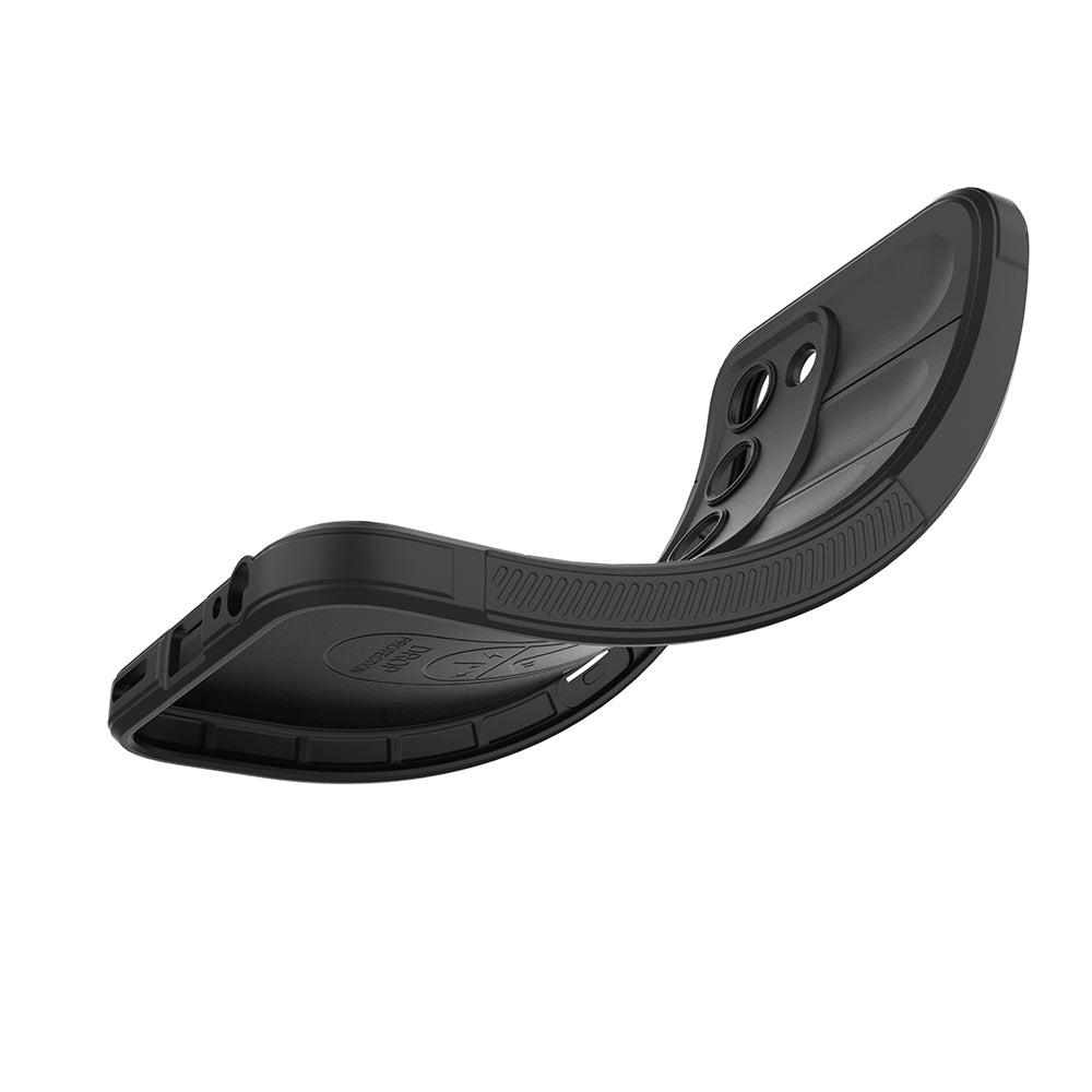 Tecno Spark 40 Pro Kılıf Esnek TPU Oyuklu Arka Yüzey Tasarımlı Zore Etnik Silikon Kapak Koyu Yeşil