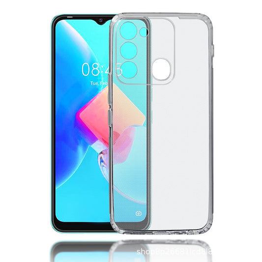 Tecno Spark 8C Kılıf Zore Süper Silikon Kapak Renksiz