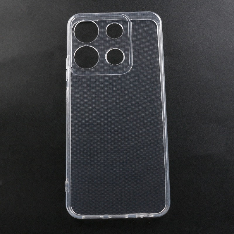 Tecno Spark Go 2023 Kılıf Zore Süper Silikon Kapak Renksiz