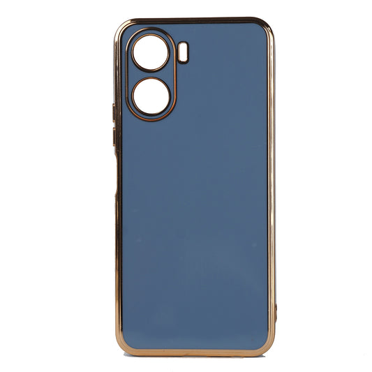 Vivo Y16 Kılıf Zore Bark Kapak Mavi