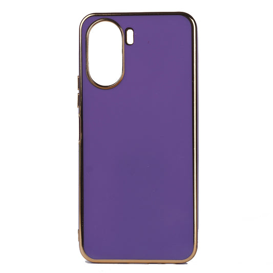 Vivo Y16 Kılıf Zore Bark Kapak Derin Mor