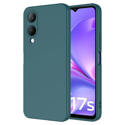 Vivo Y17S Kılıf Zore Mara Lansman Kapak Koyu Yeşil