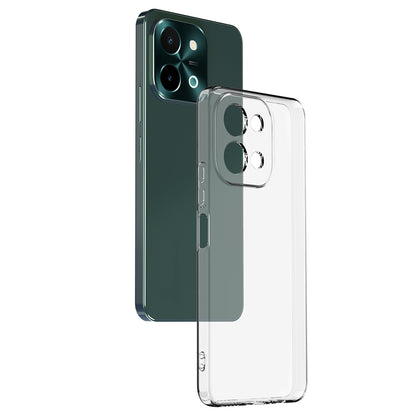 Vivo Y28 Kılıf Zore Süper Silikon Kapak Şeffaf