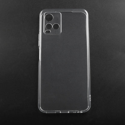 Vivo Y33S Kılıf Zore Süper Silikon Kapak Renksiz