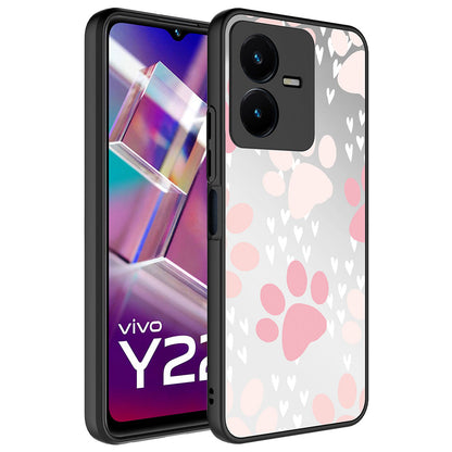 Vivo Y35 Kılıf Aynalı Desenli Kamera Korumalı Parlak Zore Mirror Kapak Pati
