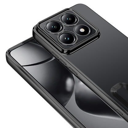 Xiaomi 14T Pro Kılıf Kamera Korumalı Logo Gösteren Zore Omega Kapak Sierra Mavi