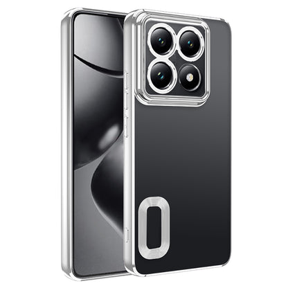 Xiaomi 14T Pro Kılıf Kamera Korumalı Logo Gösteren Zore Omega Kapak Sierra Mavi