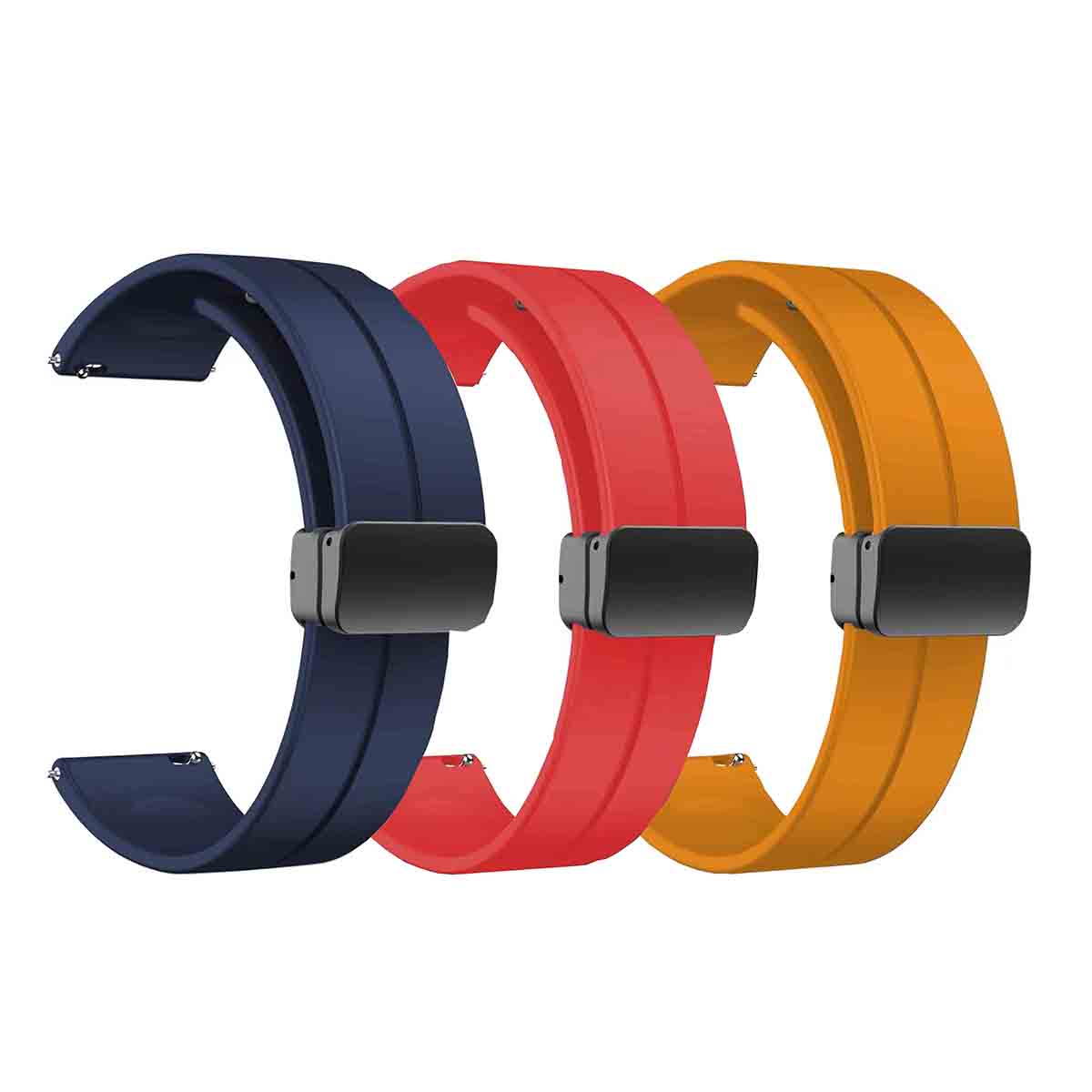 Xiaomi Amazfit Pace KRD-84 22mm Silikon Kordon Mürdüm