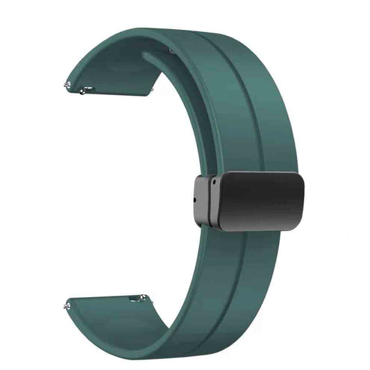 Xiaomi Amazfit Pace KRD-84 22mm Silikon Kordon Koyu Yeşil