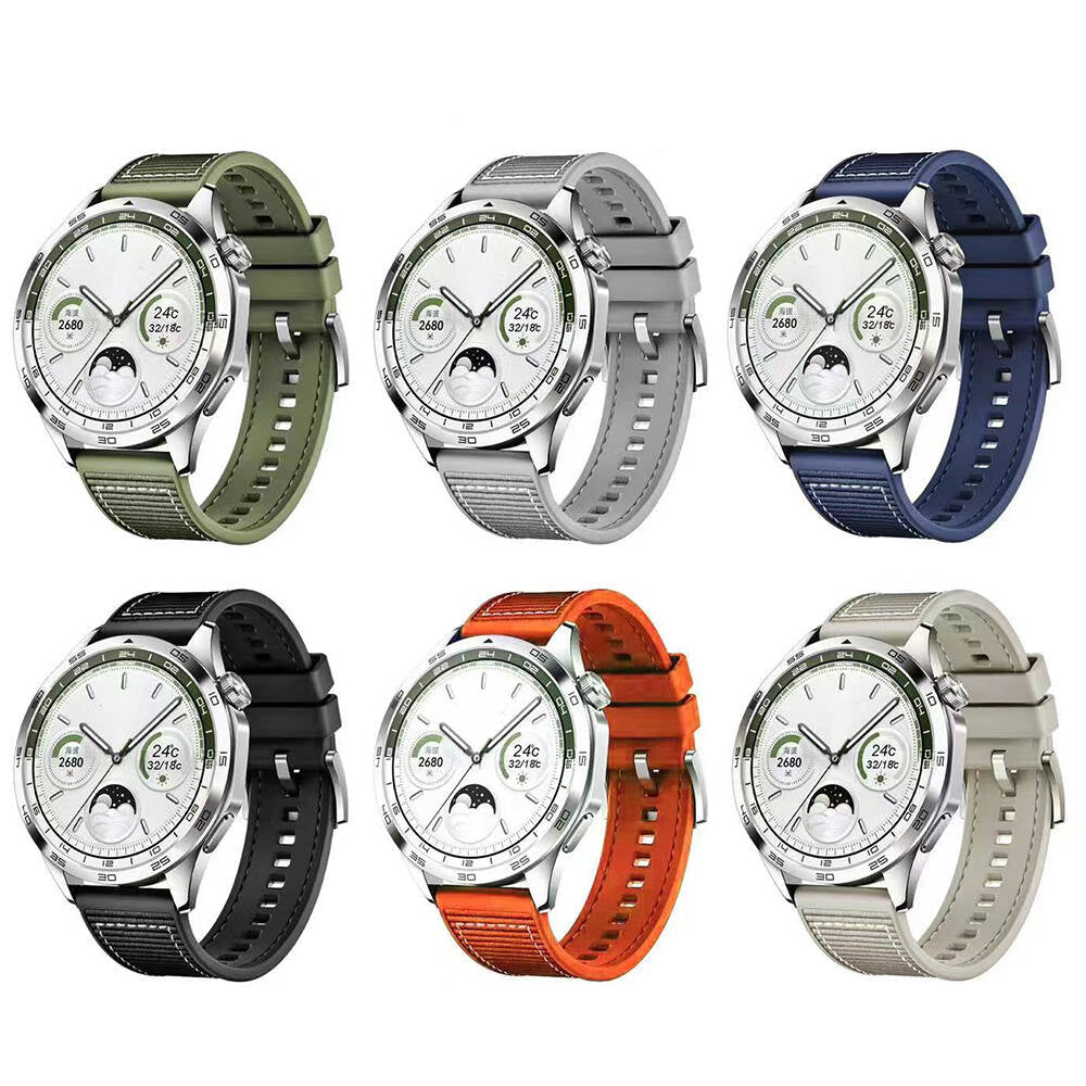 Xiaomi Amazfit Pace Zore KRD-102 22mm Silikon Kordon Gri