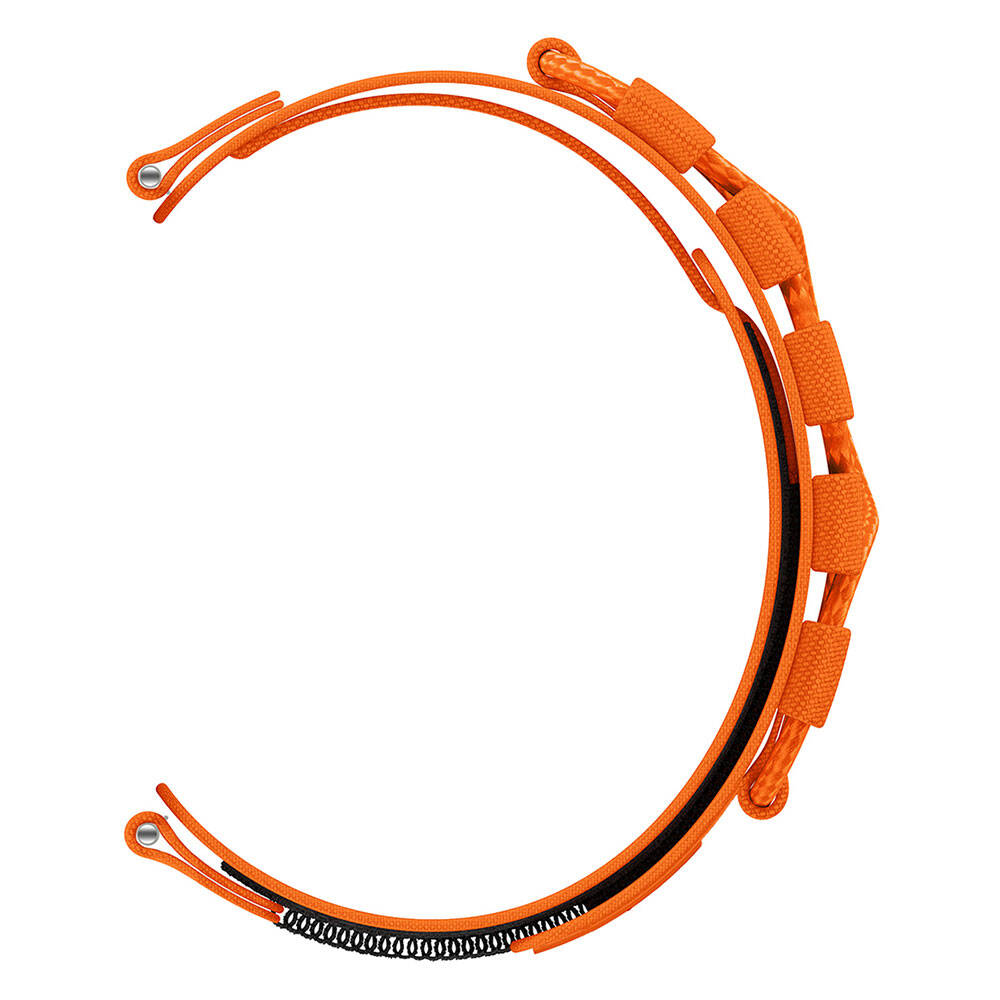 Xiaomi Amazfit Pace Zore KRD-112 22mm Orbital Örgülü Halat Tasarımlı Naylon Kumaş Hasır Kordon Siyah