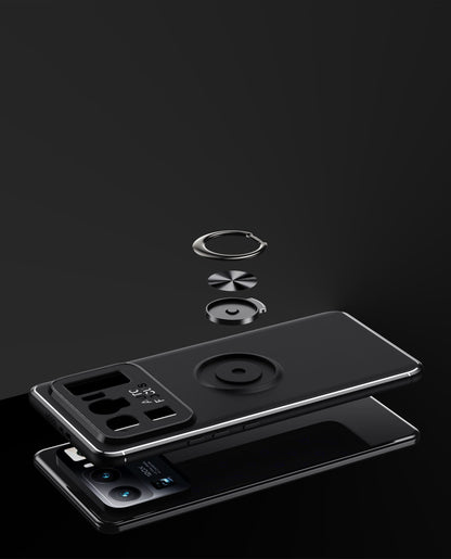 Xiaomi Mi 11 Ultra Kılıf Zore Ravel Silikon Kapak Siyah-Mavi
