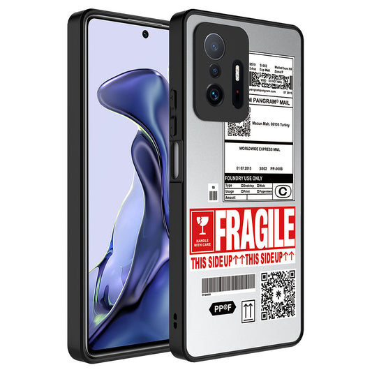 Xiaomi Mi 11T 5G Kılıf Aynalı Desenli Kamera Korumalı Parlak Zore Mirror Kapak Fragile