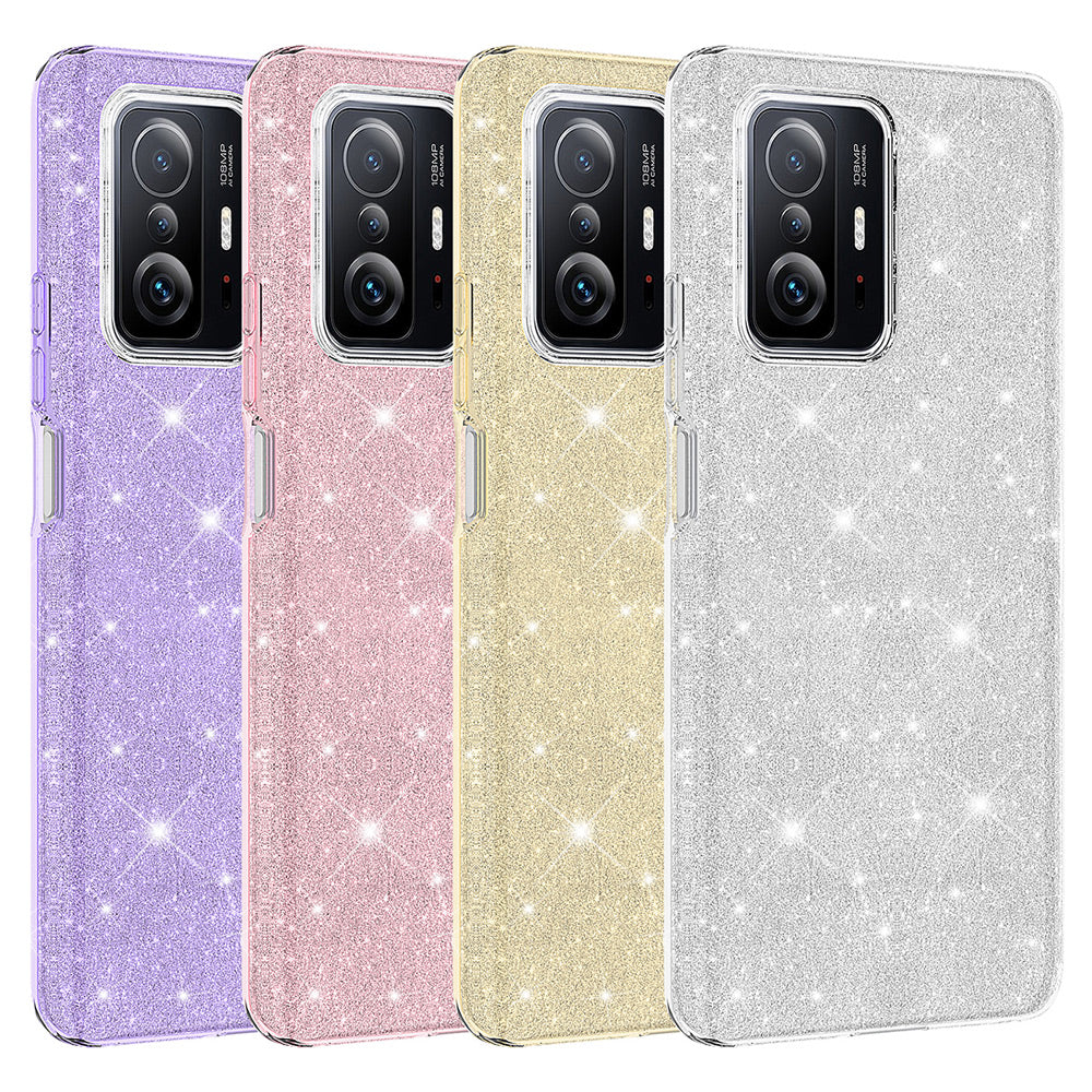 Xiaomi Mi 11T 5G Kılıf Zore Shining Silikon Gümüş