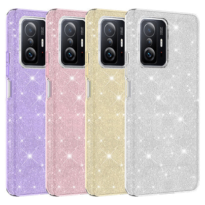 Xiaomi Mi 11T 5G Kılıf Zore Shining Silikon Gümüş