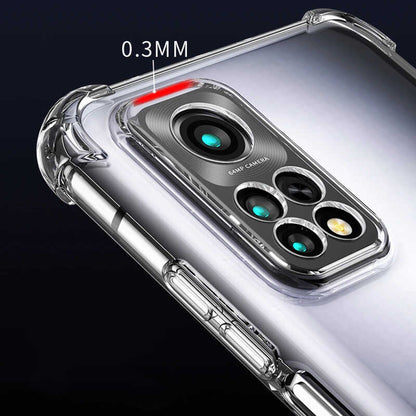 Xiaomi Mi 12T Kılıf Zore Kamera Korumalı Nitro Anti Shock Silikon Renksiz