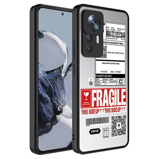 Xiaomi Mi 12T Pro Kılıf Aynalı Desenli Kamera Korumalı Parlak Zore Mirror Kapak Fragile