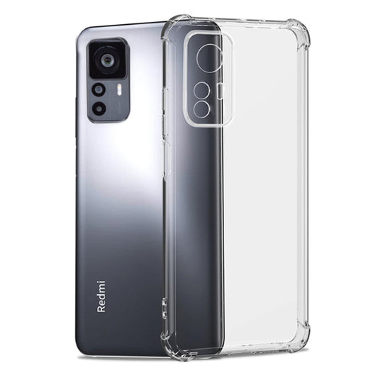 Xiaomi Mi 12T Pro Kılıf Zore Kamera Korumalı Nitro Anti Shock Silikon Renksiz