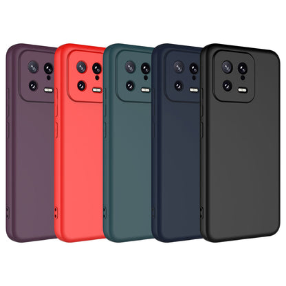 Xiaomi Mi 13 Kılıf Zore Mara Lansman Kapak Kırmızı