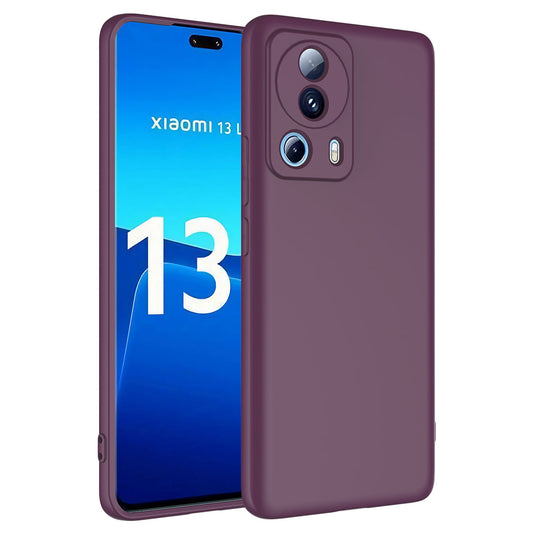 Xiaomi Mi 13 Lite Kılıf Zore Mara Lansman Kapak Koyu Mor