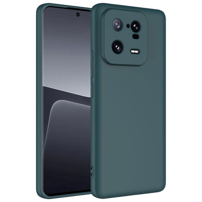 Xiaomi Mi 13 Pro Kılıf Zore Mara Lansman Kapak Koyu Yeşil