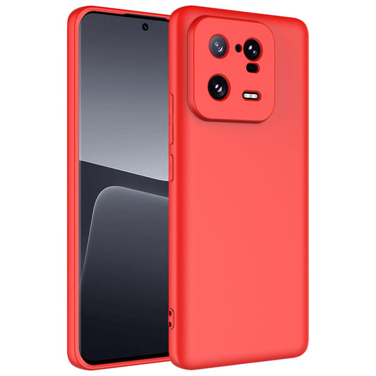 Xiaomi Mi 13 Pro Kılıf Zore Mara Lansman Kapak Kırmızı