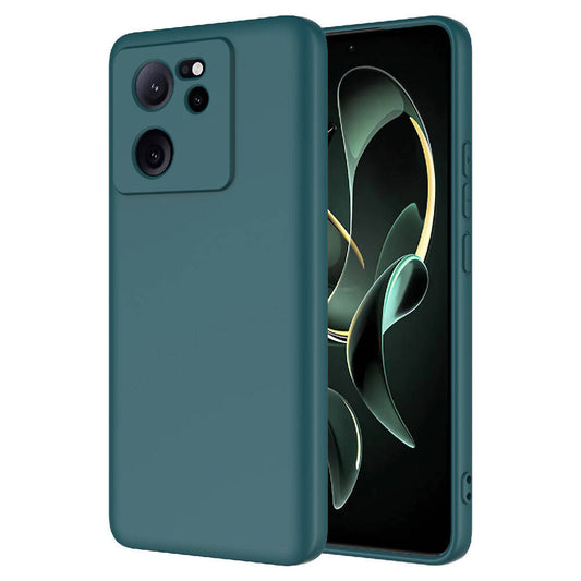 Xiaomi Mi 13T Pro Kılıf Zore Mara Lansman Kapak Koyu Yeşil