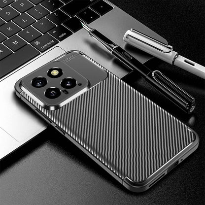 Xiaomi Mi 14 Kılıf Zore Negro Silikon Kapak Siyah