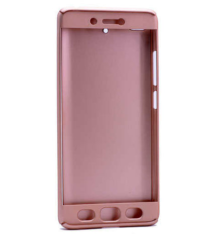 Xiaomi Mİ 5S Kılıf Zore 360 3 Parçalı Rubber Kapak Gold