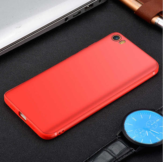 Xiaomi Mi 5S Kılıf Zore İmax Silikon Kamera Korumalı Kırmızı