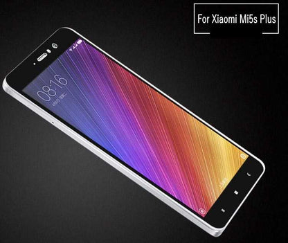 Xiaomi Mi 5S Plus Zore Ekranı Tam Kaplayan Düz Cam Koruyucu Siyah