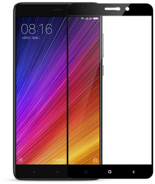 Xiaomi Mi 5S Plus Zore Ekranı Tam Kaplayan Düz Cam Koruyucu Siyah