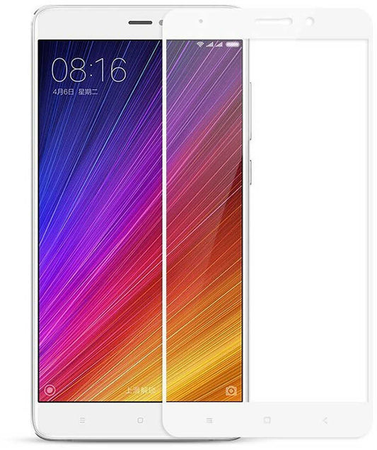 Xiaomi Mi 5S Plus Zore Ekranı Tam Kaplayan Düz Cam Koruyucu Beyaz