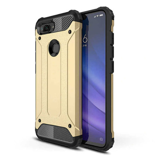 Xiaomi Mi 5X Kılıf Zore Crash Silikon Kapak Gold